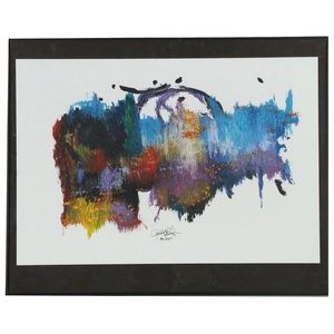 Original acrylic painting with certificate of authenticity. Robert B. Lackney